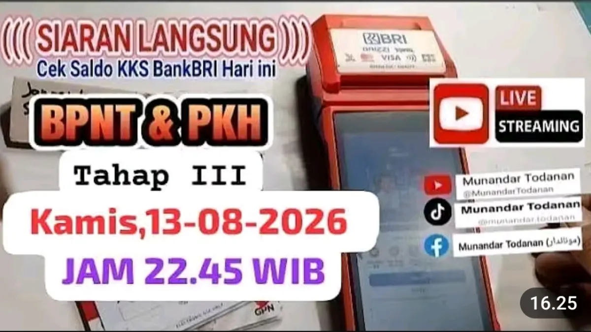 Saldo PKH BPNT Agustus 2026 masih kosong pada sejumlah KKS yang dicek 13 Agustus malam. Simak hasil pemantauan terbaru.