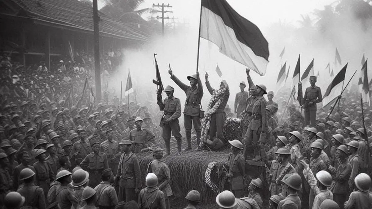 Sejarah perjuangan Indonesia menuju kemerdekaan ternyata melewati perjalanan panjang dari pendidikan, organisasi, persatuan hingga Proklamasi 1945. (PINTEREST)