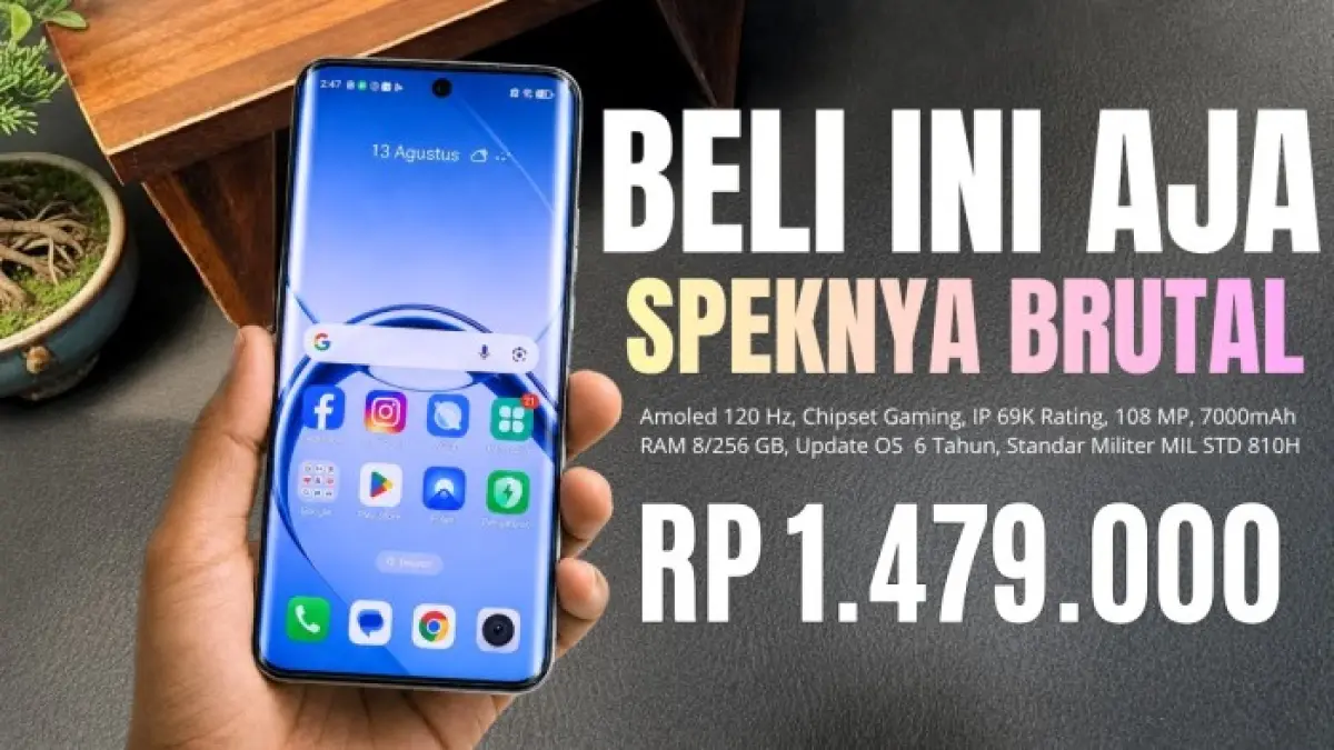 10 HP sejutaan terbaik 2026 dengan layar 120 Hz, baterai jumbo, kamera tinggi, RAM besar, dan fitur lengkap yang masih worth dibeli.