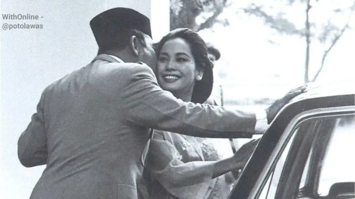 Kisah cinta Soekarno dan Ratna Sari Dewi menjadi salah satu romansa paling ikonik dalam sejarah Indonesia yang diuji gejolak politik era 1960-an.(Pinterest)