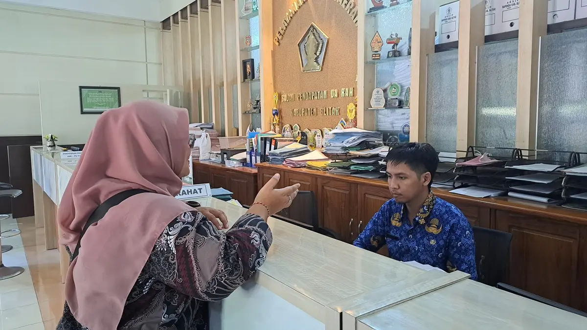 Pelayanan pajak di Bapenda Kabupaten Blitar