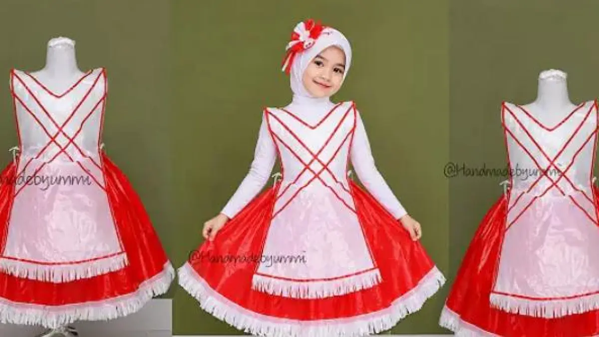 Atasan kebaya dari plastik kresek bisa dibuat untuk kostum karnaval anak. Simak cara membuat pola, lengan, hiasan bunga, dan ikat pinggang.