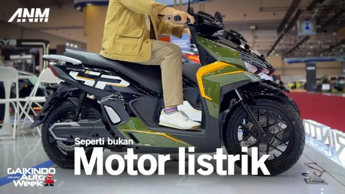 Indomobil eMotor Sprinto punya baterai 2,45 kWh, jarak tempuh 110 km, top speed 90 km/jam, layar sentuh, dan fitur keyless.
