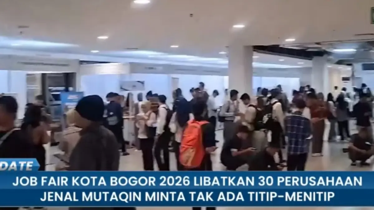 Job Fair Kota Bogor 2026 membuka 3.212 lowongan dari 30 perusahaan. Pendaftar mencapai 6.200 orang dan terbuka untuk pencari kerja luar Bogor.