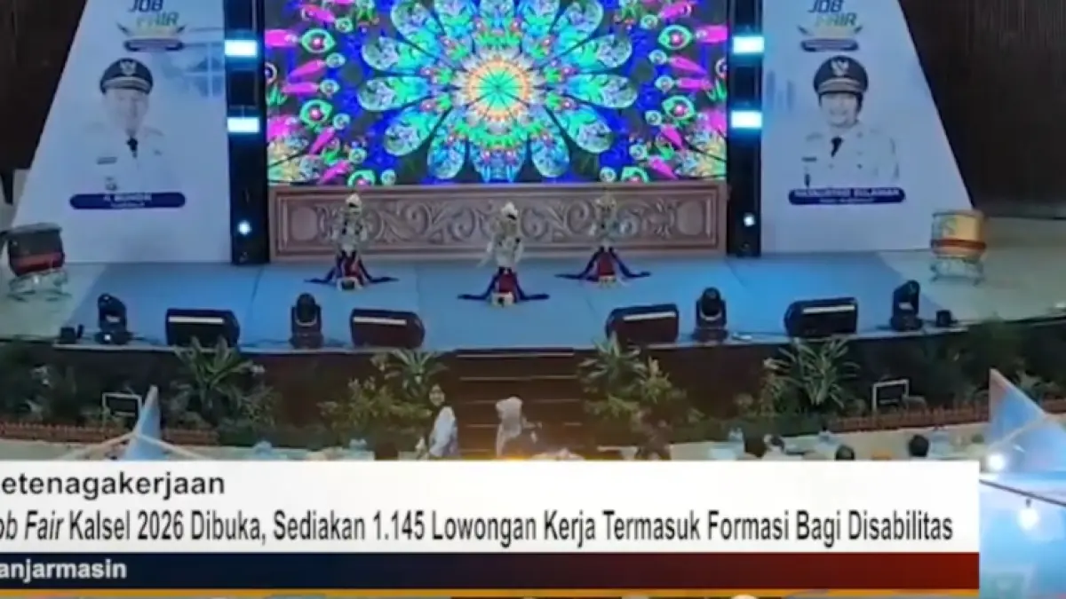 JOFER 2026 Kalsel menyediakan 1.145 lowongan kerja dari 46 perusahaan. Bursa kerja ini juga membuka peluang bagi penyandang disabilitas.