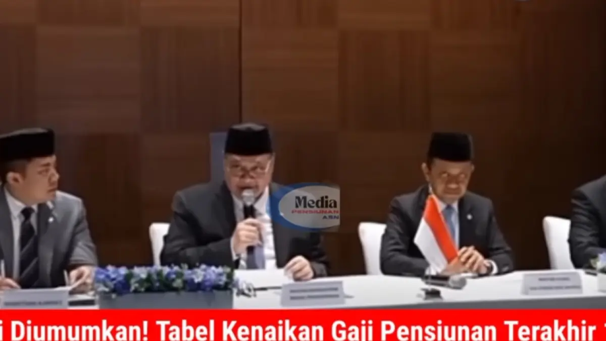 Kenaikan gaji pensiunan 2026 masih mengacu PP Nomor 8 Tahun 2024. Simak tabel gaji pensiunan golongan 1 hingga 4.