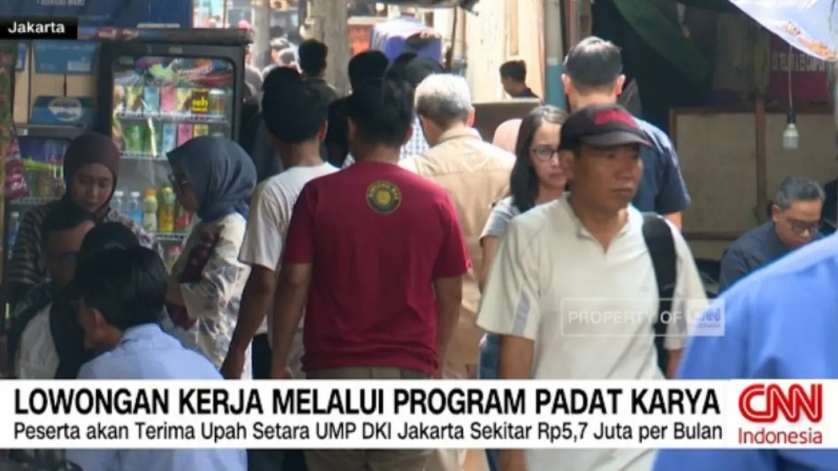 Lowongan kerja padat karya DKI Jakarta dibuka lebih dari 2.800 posisi dengan upah sekitar Rp5,7 juta per bulan. Simak syaratnya.