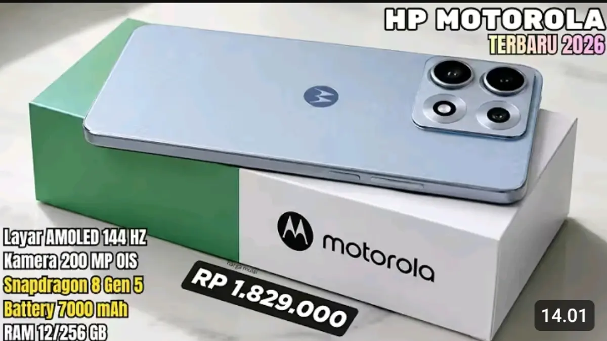 Rekomendasi HP Motorola terbaru Agustus 2026, dari G06 Power dengan baterai jumbo hingga Edge 70 Max, Signature, dan Razr Fold.