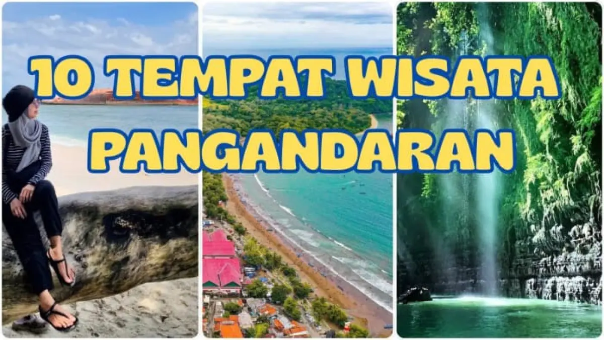 Wisata Pangandaran punya 10 destinasi menarik, dari Pantai Pangandaran, Green Canyon, Batu Karas hingga Batu Lumpang Garden.