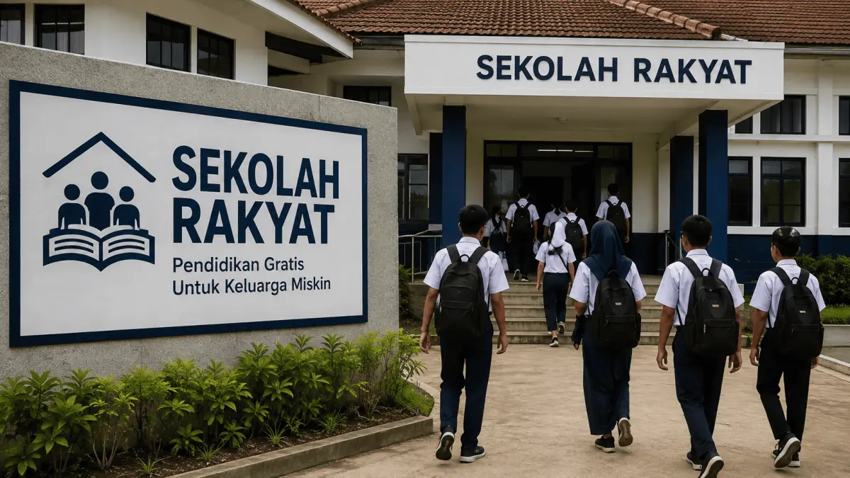 Sekolah Rakyat menjadi program pendidikan gratis berasrama yang menyasar anak-anak dari keluarga miskin dan miskin ekstrem. Program ini diharapkan membuka akses pendidikan sekaligus menjadi bagian dari upaya memutus mata rantai kemiskinan antargenerasi.