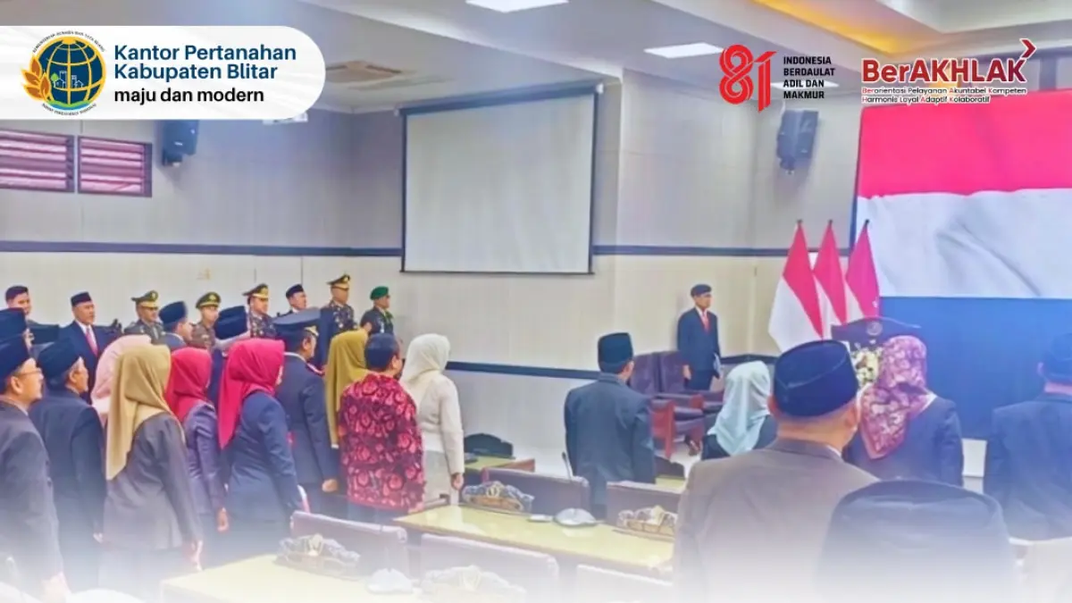 Rapat Paripurna DPRD Kabupaten Blitar membahas pidato presiden pada Sidang Tahunan MPR dan Sidang Bersama 2026.