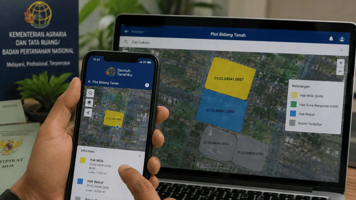Tak Pegang Sertifikat Fisik, Cek Bidang Tanah Bisa Lewat Sentuh Tanahku