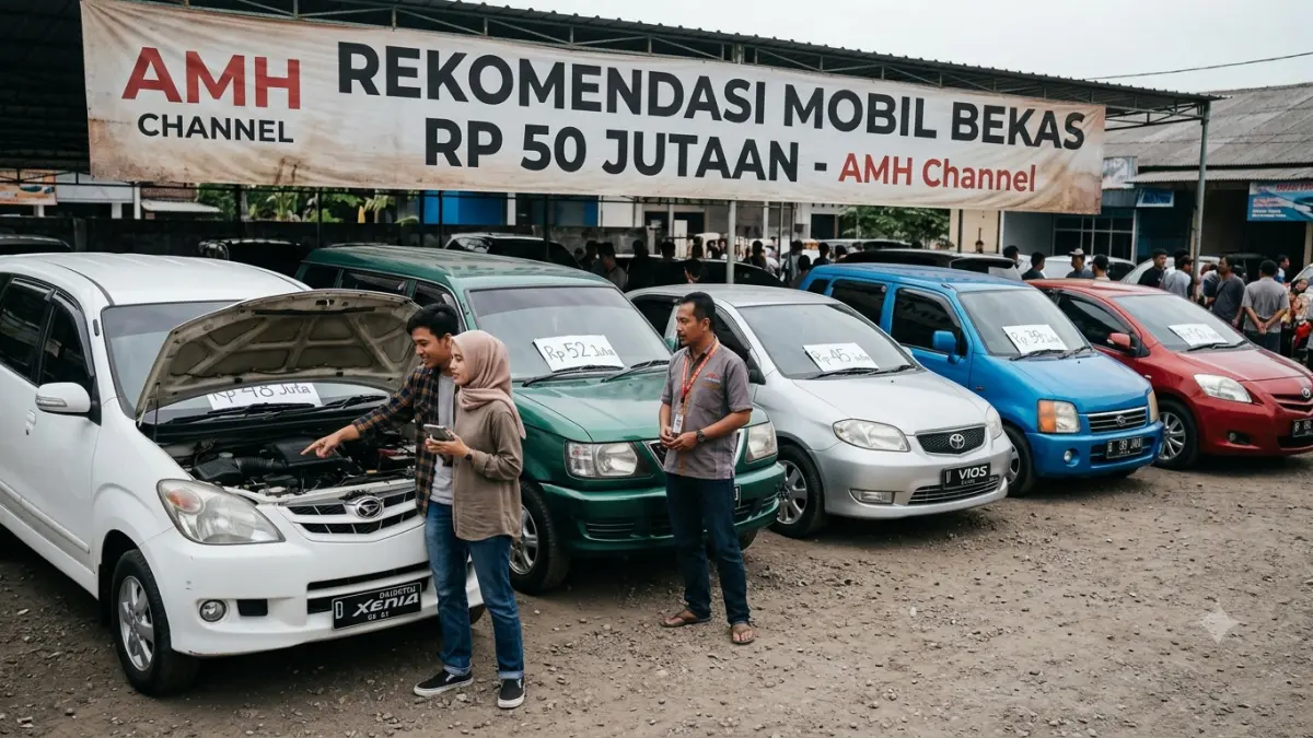 Mobil bekas Rp50 jutaan masih menarik untuk pemula. Simak lima rekomendasi AMH Channel, dari Xenia, Kuda Diesel, Vios hingga Karimun Estilo.