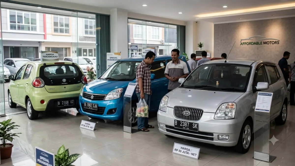 Mobil city car murah 50 jutaan bisa jadi pilihan untuk jalan ramai. Ada Kia Picanto, Karimun Estilo, hingga Geely Panda dengan fitur menarik.