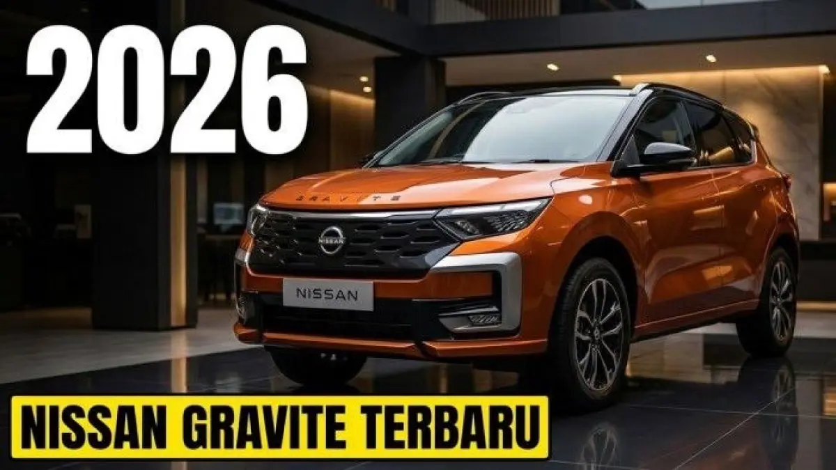 Nissan Gravite 2026 dirumorkan hadir sebagai penantang Avanza dengan kabin luas, mesin 1.5 liter, fitur modern, dan harga di bawah Rp300 juta.