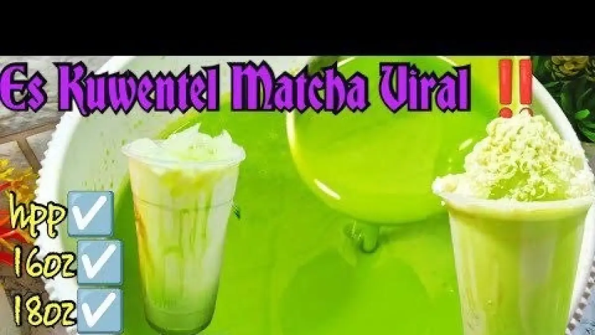 Es Kental Matcha viral di TikTok dengan rasa creamy dan segar. Cocok untuk ide jualan minuman kekinian saat cuaca panas.