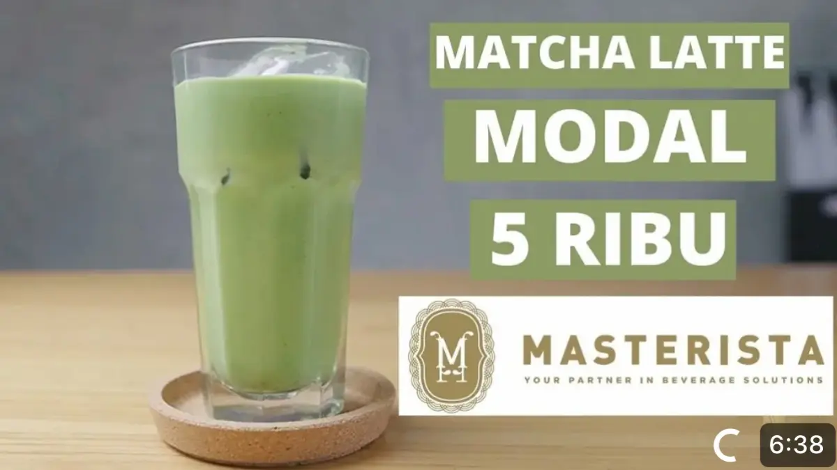 Masterista memperkenalkan empat varian Gold Matcha Powder dengan cost per serving sekitar Rp5.820 untuk satu gelas matcha latte.

