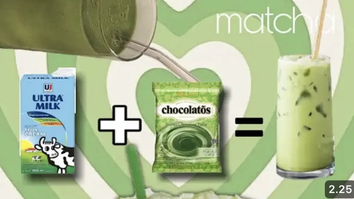 Matcha Latte Homemade bisa dibuat hanya dengan satu sachet matcha latte instan, susu full cream, dan es batu. Praktis, hemat, dan creamy.
