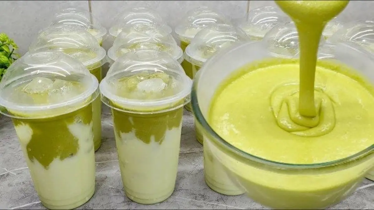 Resep Sticky Milk Matcha modal Rp50 ribuan menghasilkan 15 cup minuman. Bisa dijual Rp10 ribu per cup dengan potensi omzet Rp150 ribu.