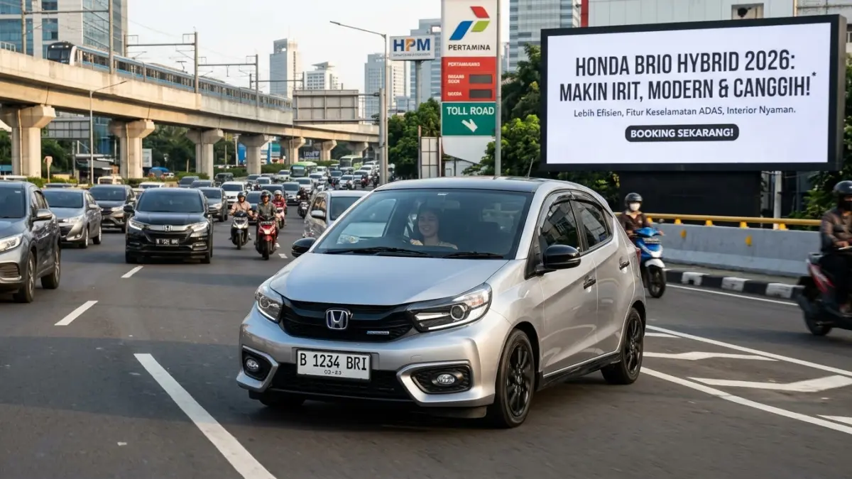 Dengan pembaruan pada desain, teknologi penggerak, interior, dan fitur keselamatan, Honda Brio Hybrid 2026 disebut menawarkan perpaduan antara efisiensi, kepraktisan, dan karakter berkendara yang tetap menyenangkan.