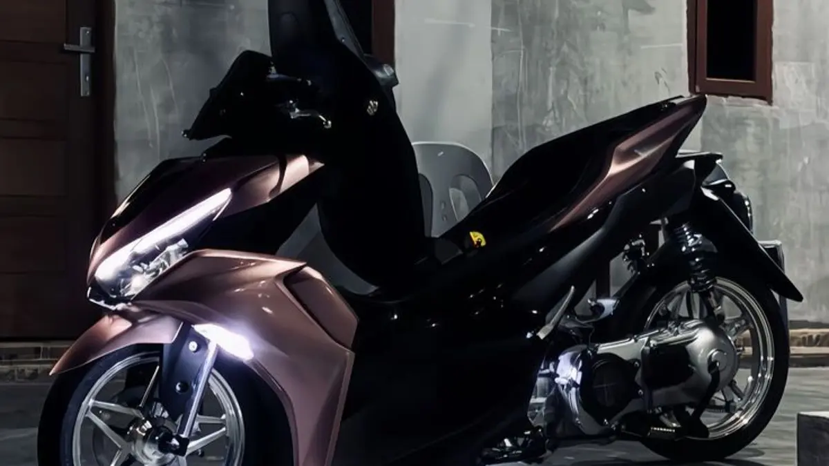 Yamaha Aerox E hadir sebagai motor listrik Yamaha dengan desain Aerox generasi kedua, dua baterai modular, dan jarak tempuh hingga 106 km.(Pinterest)