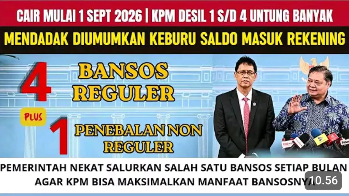 Bansos September 2026 mencakup PKH, BPNT, PIP, PBI JKN, dan beras CBP 30 kg. Simak daftar bantuan dan kriteria penerimanya.