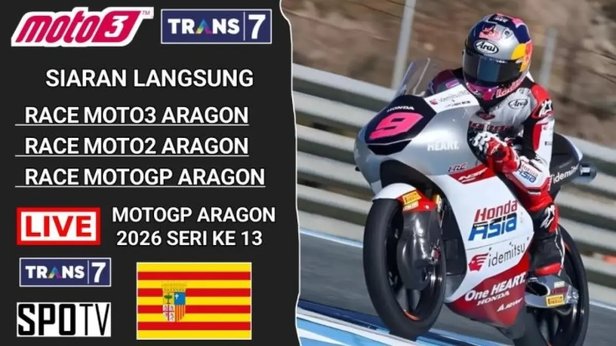 Feda Ega Pratama menempati posisi 20 latihan Moto3 Aragon 2026 dan harus melewati Q1. Simak klasemen serta jadwal balapnya.