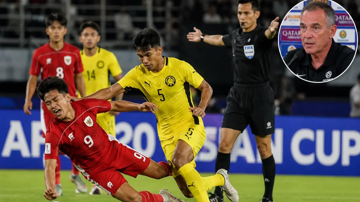 Timnas Indonesia U-20 tampil agresif saat menghadapi Malaysia U-20. Keputusan wasit yang tak memberi penalti di awal laga turut menjadi sorotan.