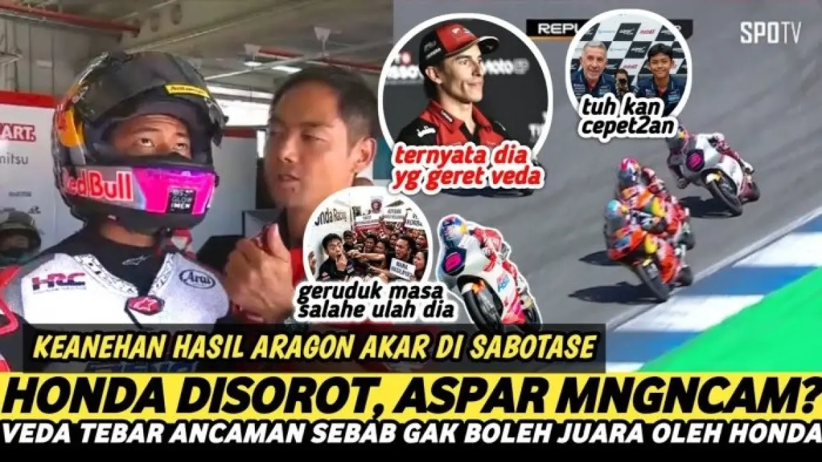 Veda Ega Pratama gagal meraih poin di Aragon dan turun ke posisi ketujuh. Honda Team Asia kini disorot terkait performa motornya.