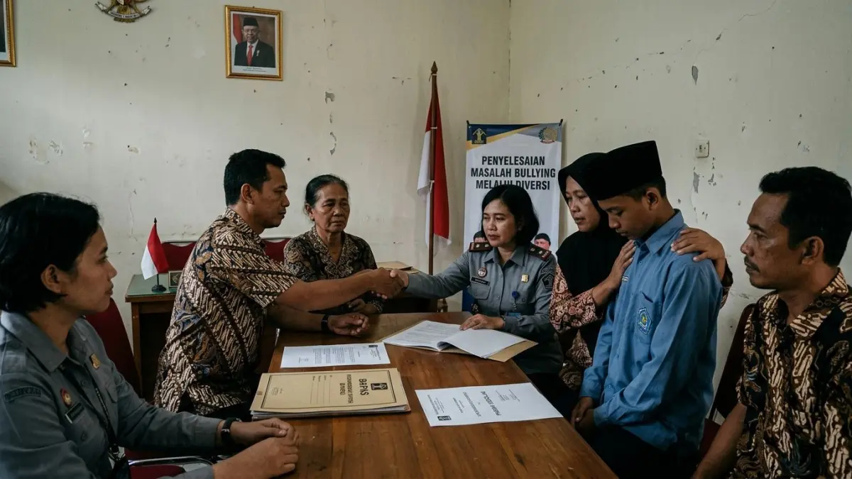 ILUSTRASI : Kasus Bullying MTs Wlingi Berakhir Damai, Bapas Rekomendasikan Diversi dan Terlapor Pindah Sekolah
