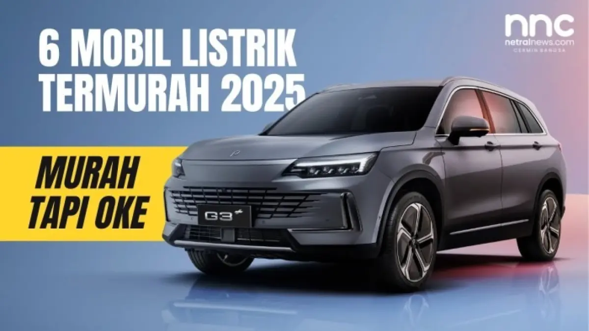 Mobil listrik murah kini tersedia mulai Rp184 juta. Simak enam pilihan di Indonesia dengan jarak tempuh hingga 410 km.