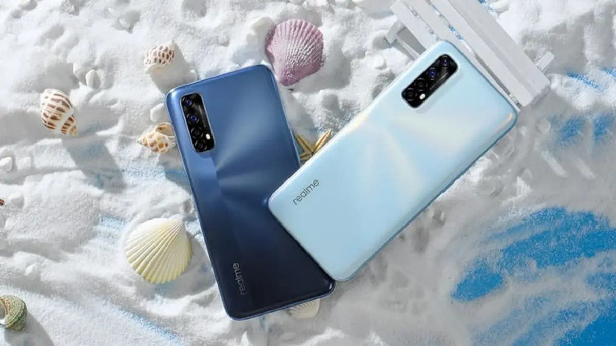 Rekomendasi HP Realme harga 2 sampai 3 jutaan dengan baterai hingga 8.000 mAh, RAM virtual 24 GB, layar 144 Hz, dan 5G.(Pinterest)