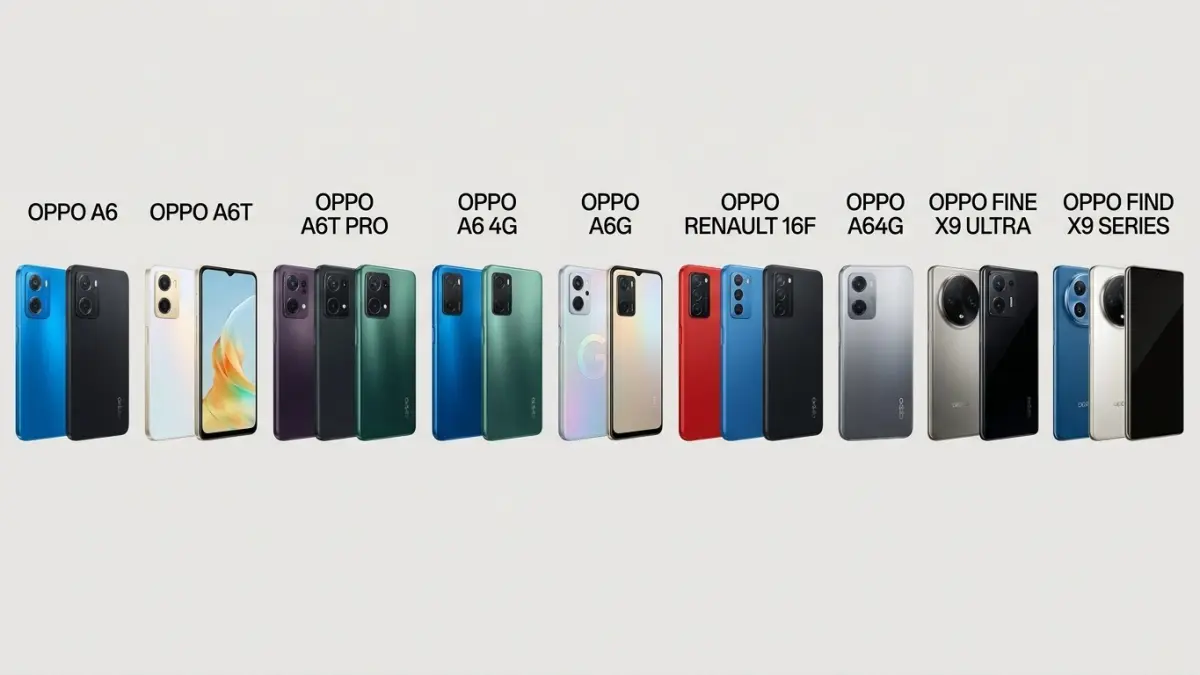 HP Oppo terbaru 2026 hadir dari kelas Rp1,5 jutaan hingga flagship dengan kamera 200 MP dan baterai jumbo.(ILUSTRASI AI)