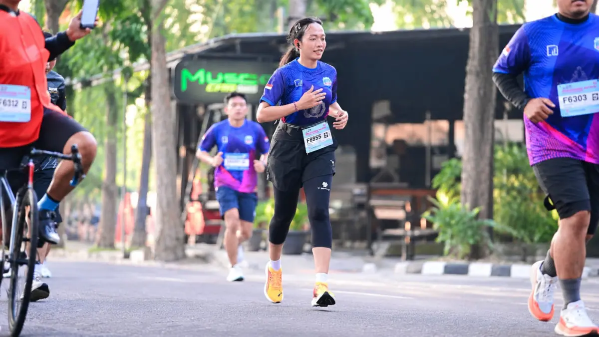 Brigadir Novitha, Novita Satriana Dewi, Polres Blitar Kota, olahraga lari, race Blitar