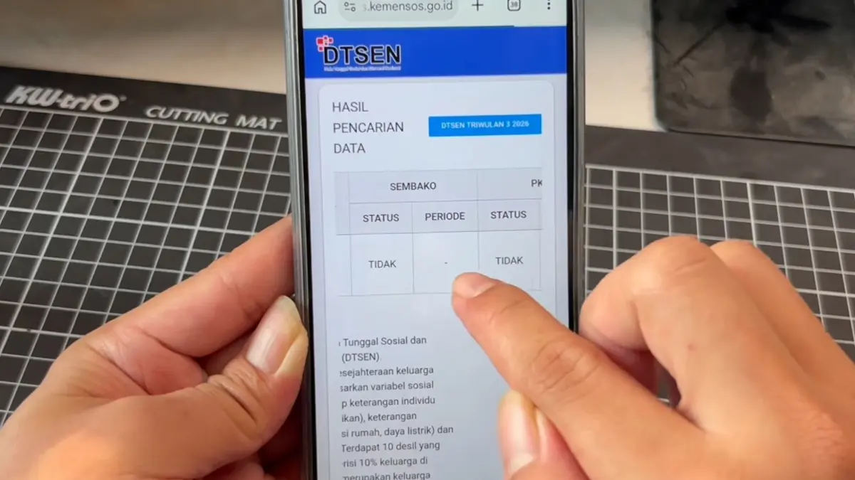 Cek desil bansos online lewat Google Chrome cukup dengan NIK dan captcha. Simak cara melihat kategori desil serta status bantuan sosial.(Pinterest)