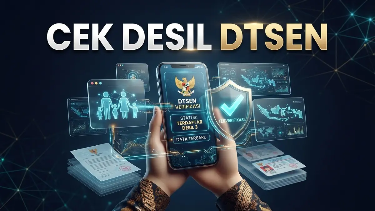 Cara cek desil DTSEN untuk PIP dilakukan dengan NIK. Simak cara melihat desil serta data dan berkas yang perlu disiapkan. (ILUSTRASI AI)