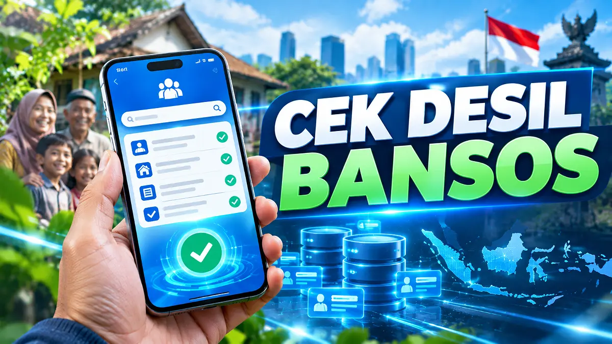 Cek desil bansos lewat NIK untuk mengetahui kelompok kesejahteraan dan cara mengajukan perubahan data jika tidak sesuai. (ILUSTRASI AI)