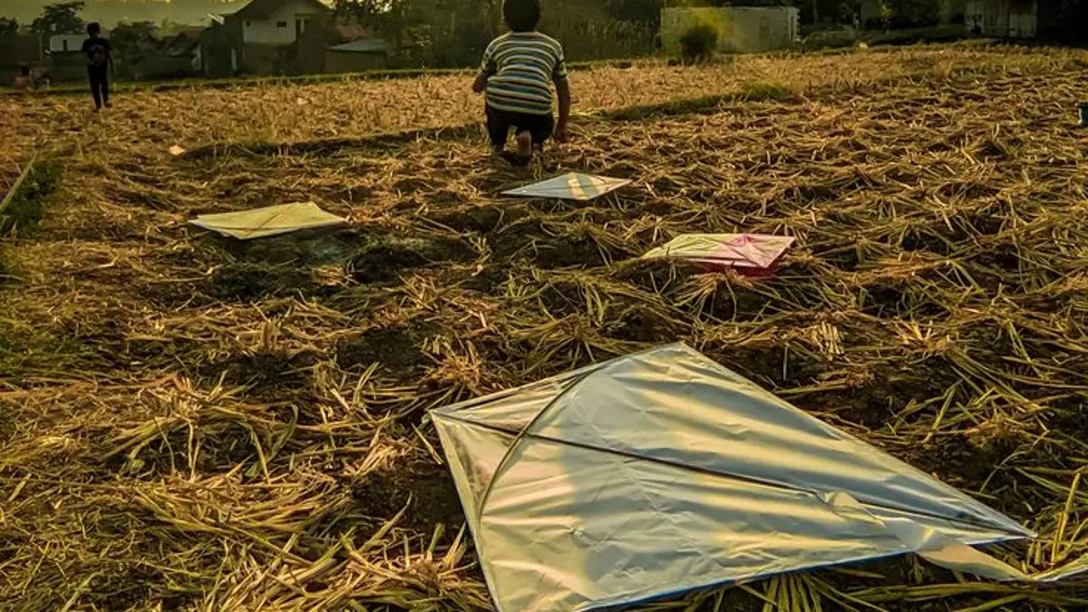 Cara membuat layangan berbentuk burung dimulai dari rangka, penutup plastik, hingga pemasangan tali agar bisa terbang stabil. (PINTEREST)