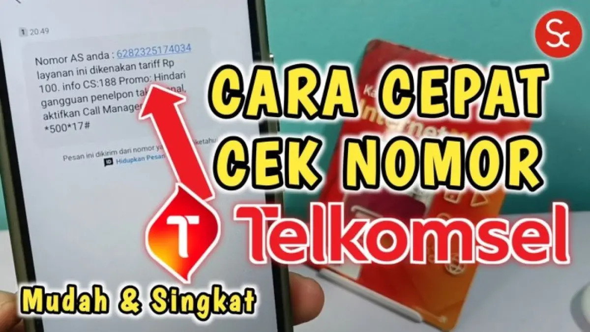 Cara cek nomor Telkomsel lewat HP bisa dilakukan dengan kode *808#. Ikuti langkahnya hingga nomor muncul di layar dan SMS masuk.