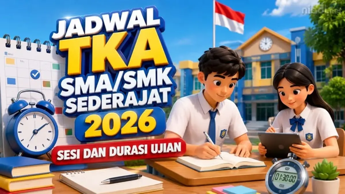 Cara login simulasi TKA untuk SD, SMP, SMA, dan SMK, mulai dari memilih jenjang, mengisi data peserta, memasukkan token hingga melihat hasil.(PINTEREST)