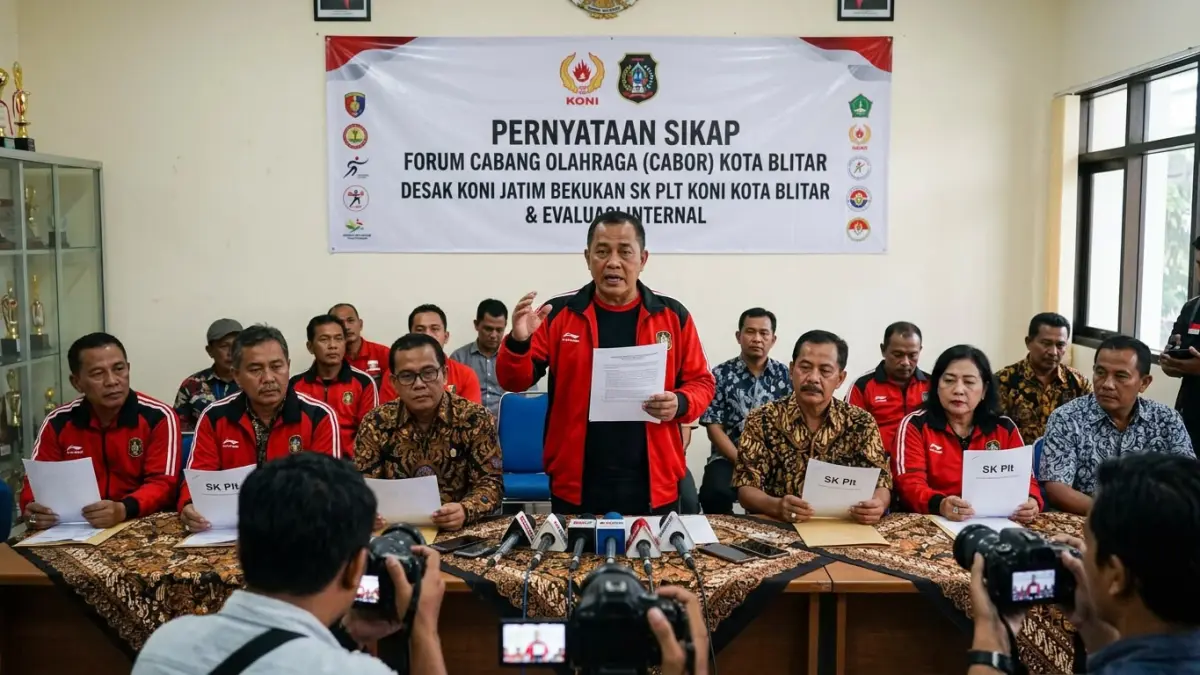 Ilustrasi Cabor Desak KONI Jatim Bekukan SK Plt KONI Kota Blitar, Minta Evaluasi Internal