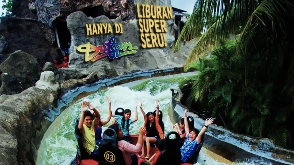 Dunia Fantasi menghadirkan beragam wahana, mulai Halilintar, Histeria, Tornado, Arung Jeram hingga Biang Lala. (PINTEREST)