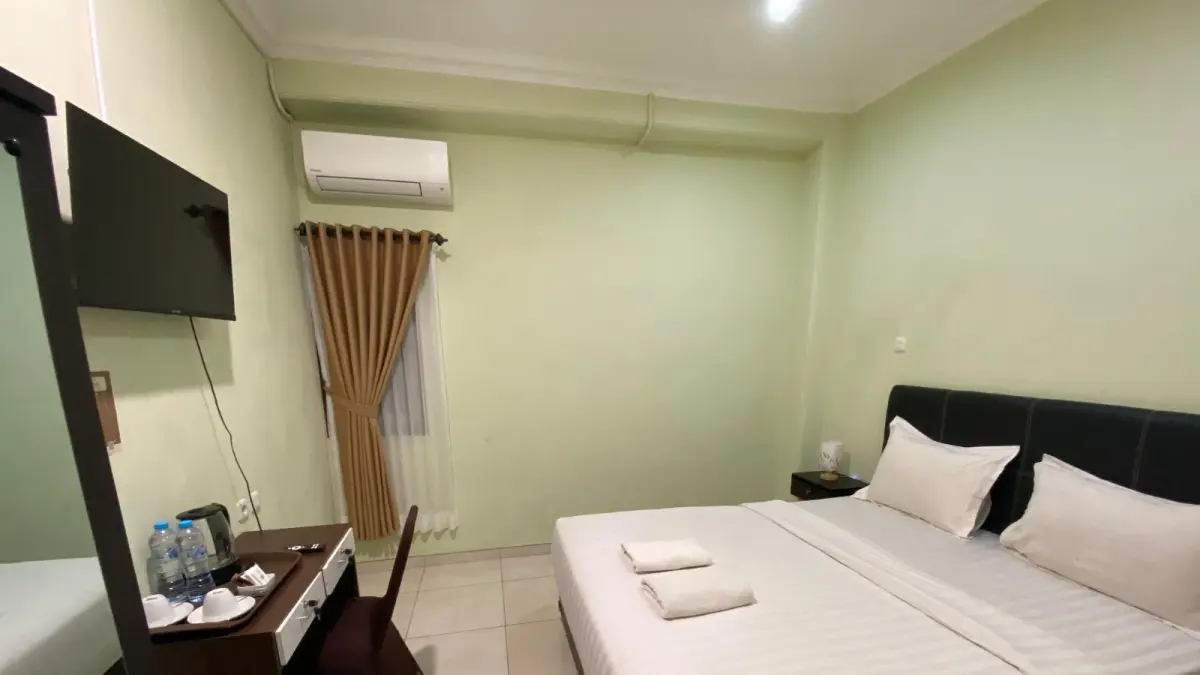 NYAMAN: Hotel Permai menghadirkan kamar yang nyaman dan murah meriah untuk pelanggan. 