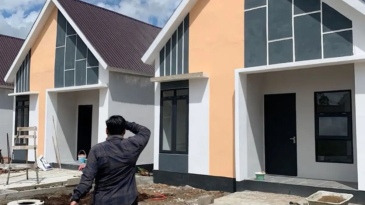 Rumah 3 kamar ukuran 6x10 meter ini memakai konsep minimalis dengan biaya material dan pekerjaan total sekitar Rp86 juta.(pinterest)