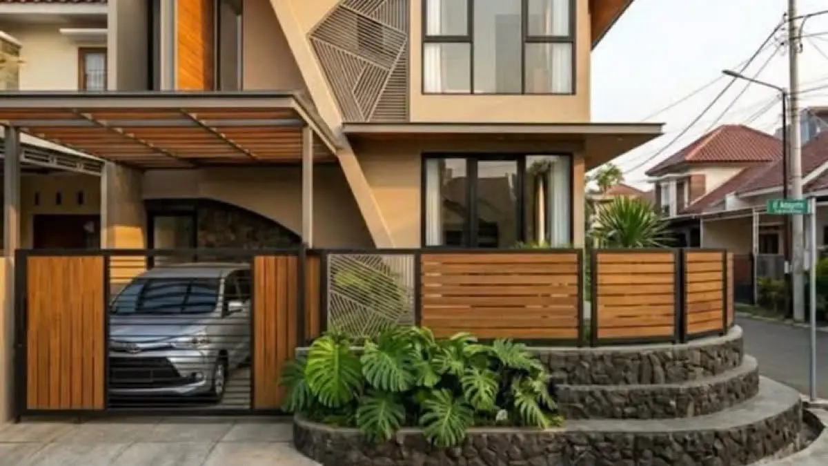 Rumah ramah lingkungan Rp500 juta ini dilengkapi panel surya, pengolahan air hujan, daur ulang air, material upcycle, dan kompos.(pinterest)