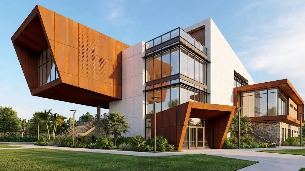 Studio arsitek 10 meter persegi di Bintaro memanfaatkan material bekas, pohon eksisting, dan suasana kampung sebagai bagian dari desain.(pinterest)