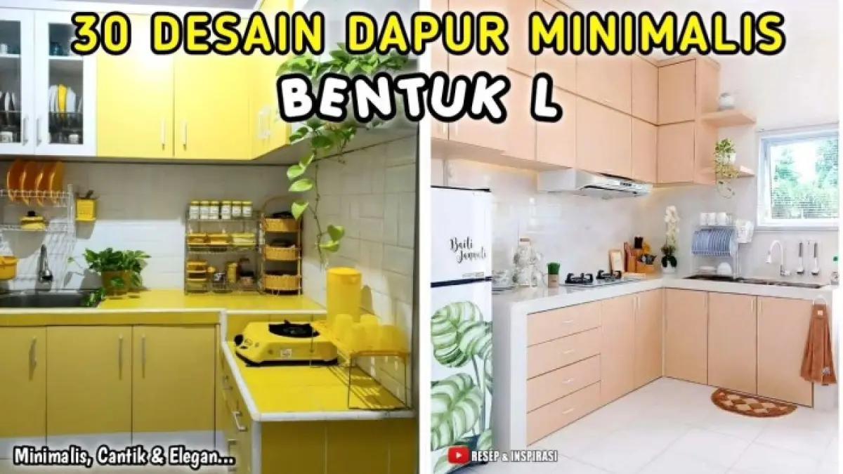 30 desain dapur L minimalis ini bisa menjadi inspirasi untuk ruang sempit hingga hunian modern, dengan pilihan warna, material, dan konsep beragam.
