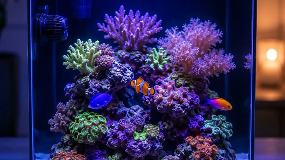 Aquascape Iwagumi 90 cm ini berkembang selama dua bulan dengan Glosso, kardinal tetra, udang, dan susunan Seriu Stone. (PINTEREST)