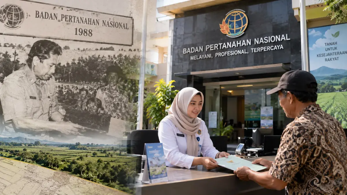 BPN Lahir pada 1988, Berawal dari Perubahan Besar Pengelolaan Agraria