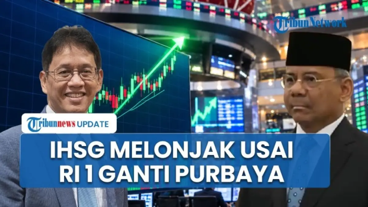 IHSG sempat ambruk 1,7 persen ke 6.371 sebelum berbalik menguat usai pergantian Menteri Keuangan dan menyentuh 6.550.